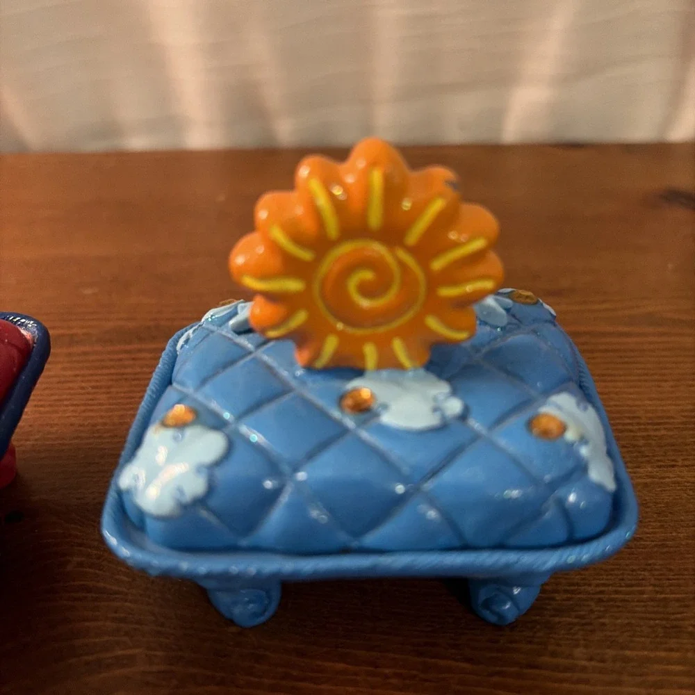 VINTAGE CLAIRES Y2K 2002 TRINKET BOXES‎ LOT OF 5